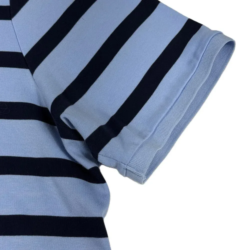 Polo Ralph Lauren mens classic fit blue striped polo shirt XXL